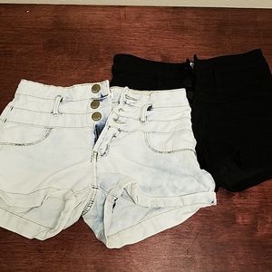 High waisted shorts